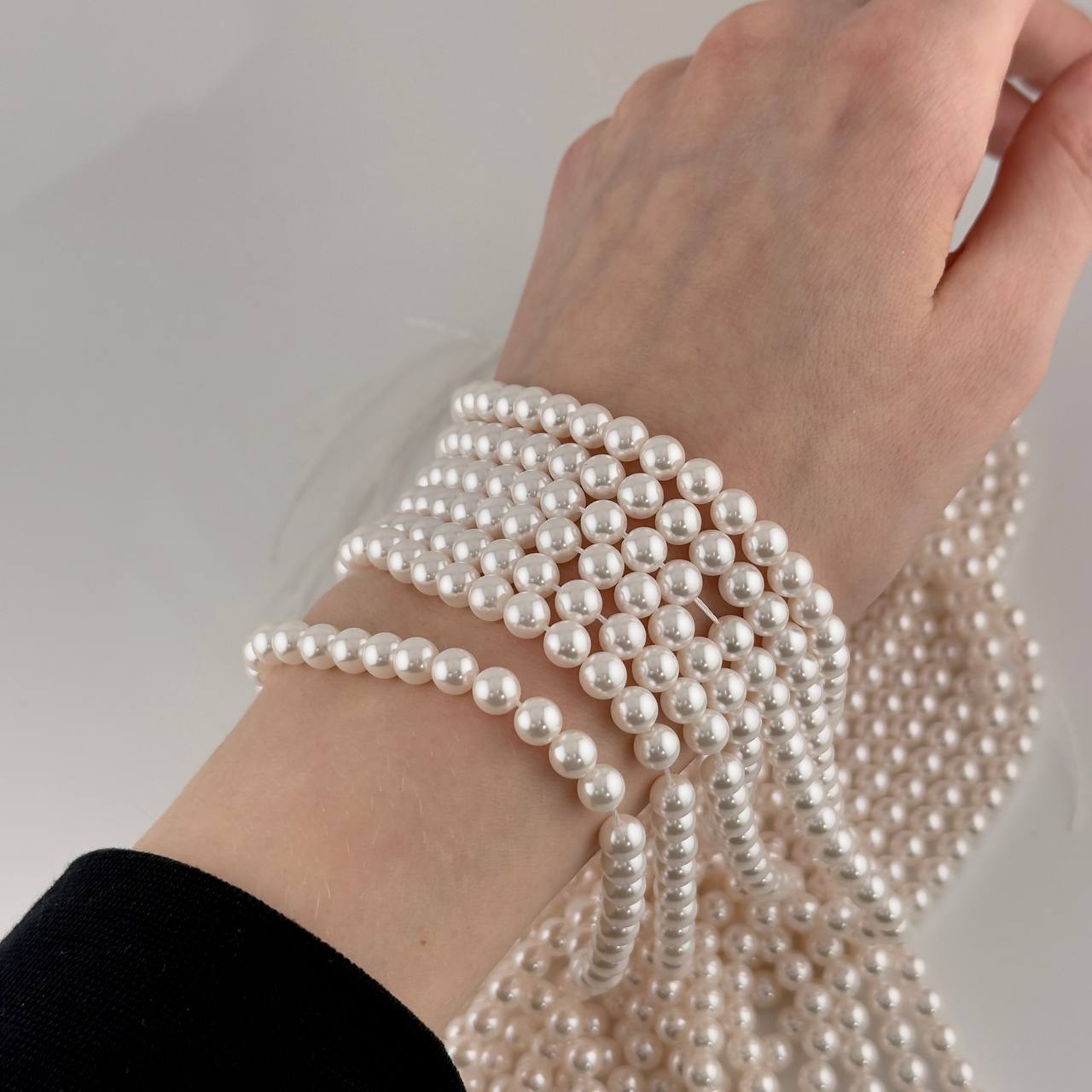 Майорка (Swarovski) айвори Люкс качество размеры 4мм 6мм 8мм 10мм 12мм