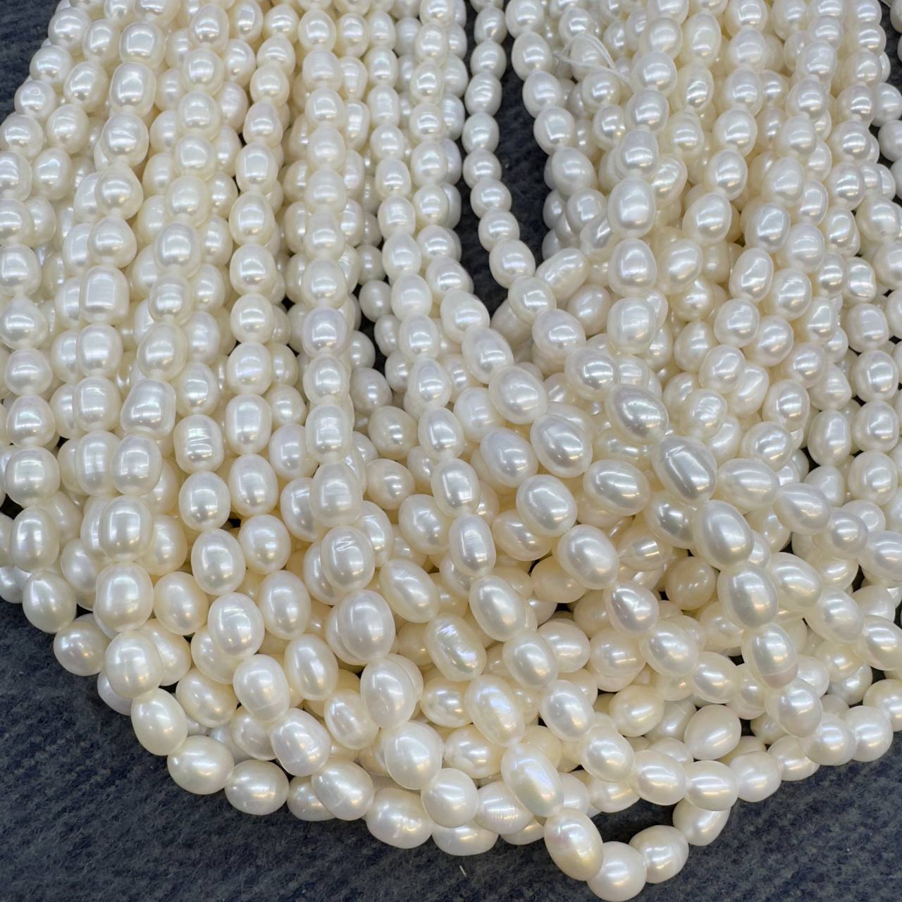 Жемчуг АА культивированный размер 7-8мм