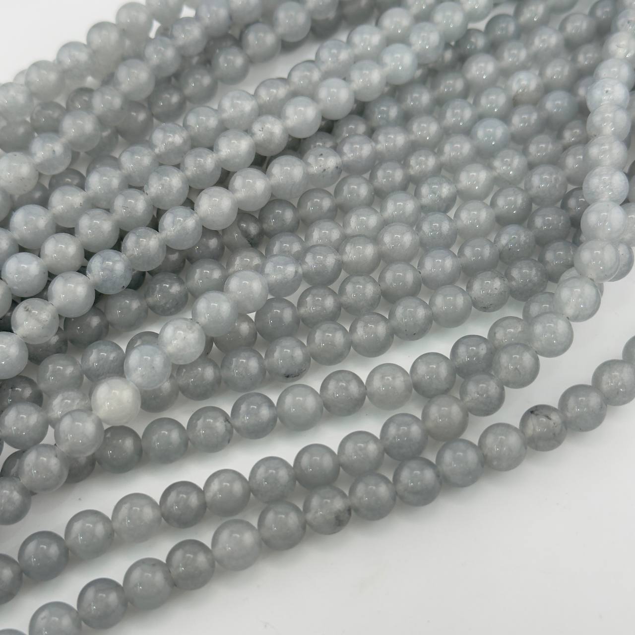 Бусины Халцедон размер 8мм натуральный камень